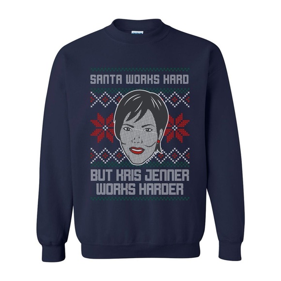 Tops - Kris Jenner “Momager” Ugly Christmas Sweater